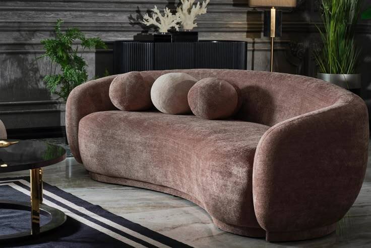 Exquisite Curved Couch